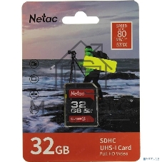 Флеш карта SDHC 32Gb Netac Class 10 UHS-I U1 P600 NT02P600STN-032G-R