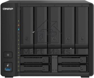 Сетевое хранилище без дисков SMB QNAP TS-932PX-4G 9-Bay NAS, 5 x 3.5
