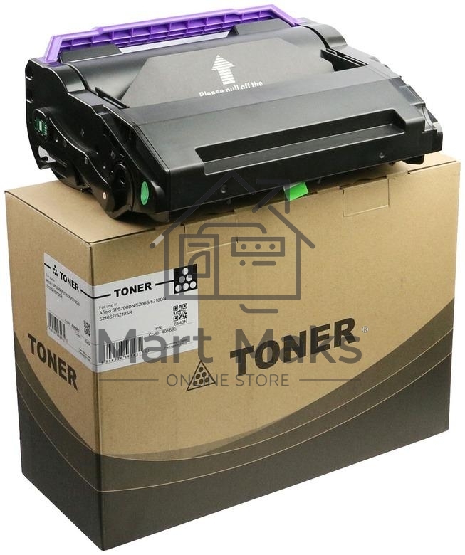 Картридж лазерный Ricoh тип SP 5200HE черный для Aficio SP 5200S/5210SF/5210SR/ SP 5200DN/5210DN 25000 отпечатков