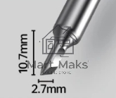 Жало для индукционных паяльников Fnirsi F245 HS02A-KU