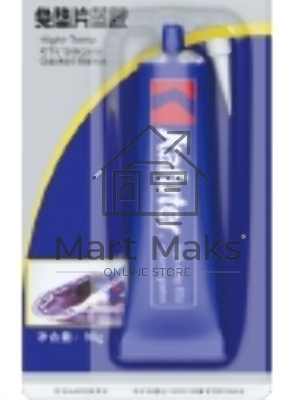 Высокотемпературный силиконовый герметик Kafuter K-587 синий 90 грамм блистер