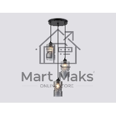 Светильник Ambrella light TR3414/3 BK черный E27/3 max 60W D320*1000