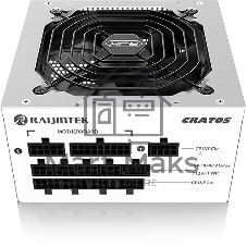 Блок питания RAIJINTEK CRATOS 850W, 850Вт, 80+ Gold, 120мм, модульный, белый/черный