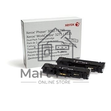 Картридж лазерный XEROX 106R02782 черный, 6000 стр. (упаковка 2шт х 3000 стр.), для Phaser 3052/3260/WC 3215/25 (channels)