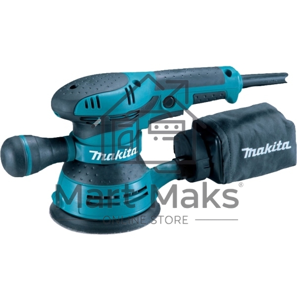 Шлифовальные машины Makita BO5040 ЭШМ,300Вт,ф125мм,12000об\м,ампл-2.8мм,1.4кг,кор,п\сборник,доп.рукоятка