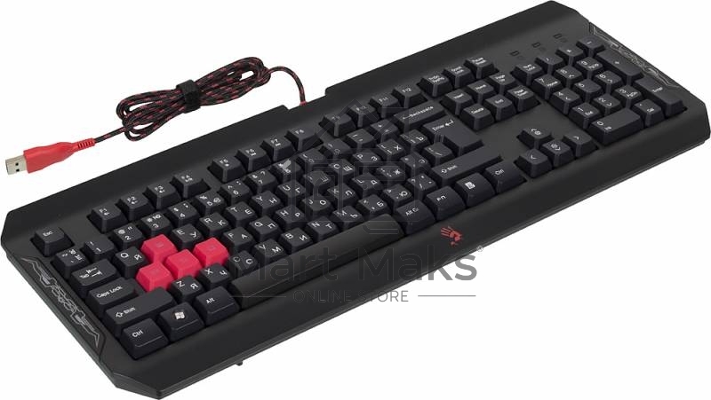 Клавиатура A4Tech Bloody Q100 проводная USB черный