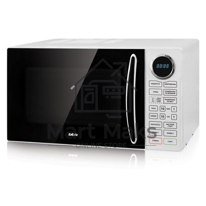 Микроволновая печь BBK 23MWG-930S/BW белый 23л 900Вт сенсор