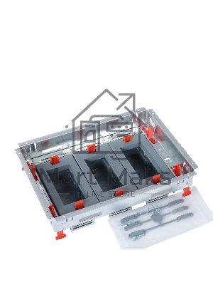 Основание гор.уст.(рег) 8/12М 088020 Legrand Основание для горизональной установки ЭУИ с регулировкой по высоте стандартное исполнение 8/12 мод.