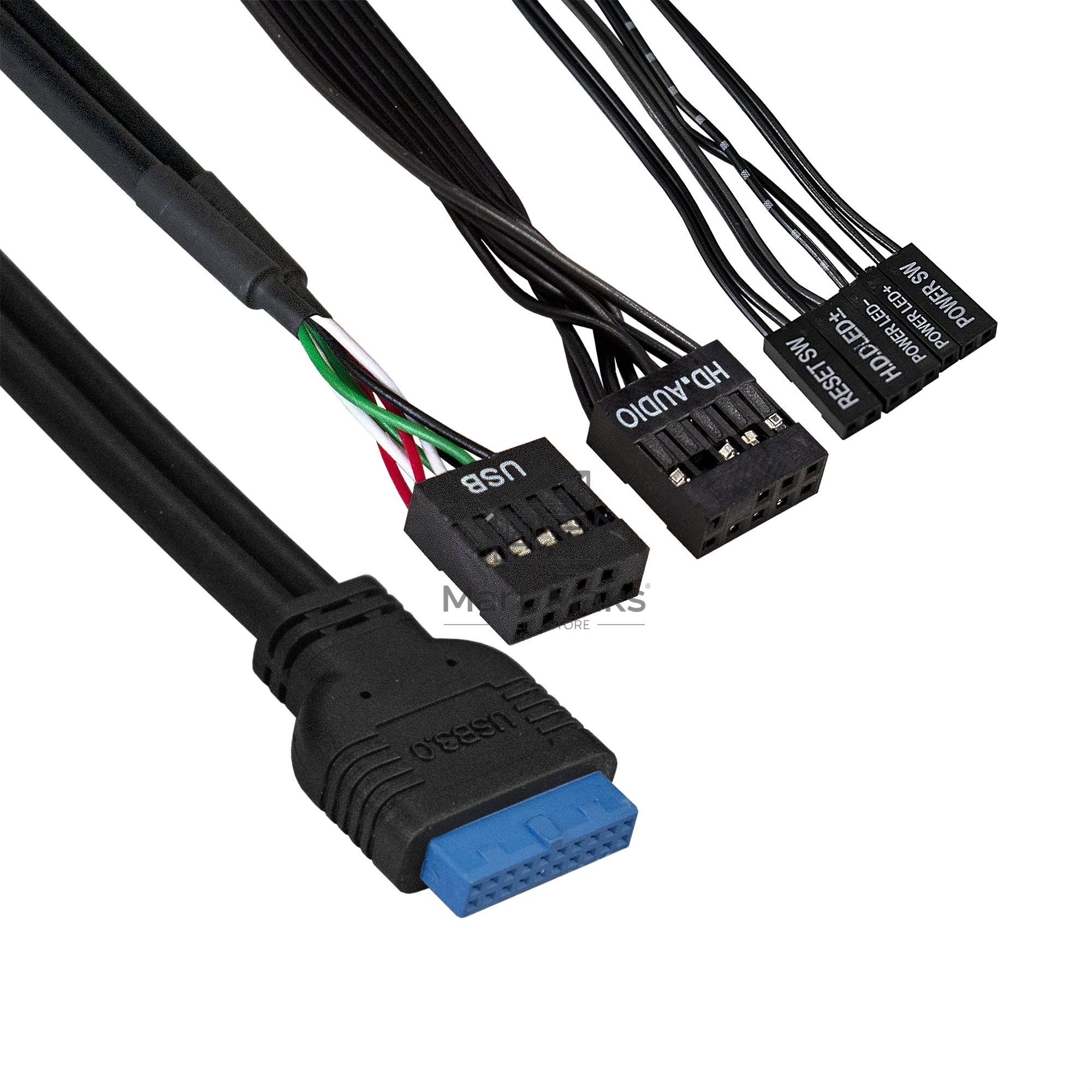 Компьютерный корпус Minitower ExeGate EX291147RUS BAA-105U2-01-AAA450 (mATX, БП AAA450 с вент. 8см, 2*USB+2*USB3.0, аудио, черный)