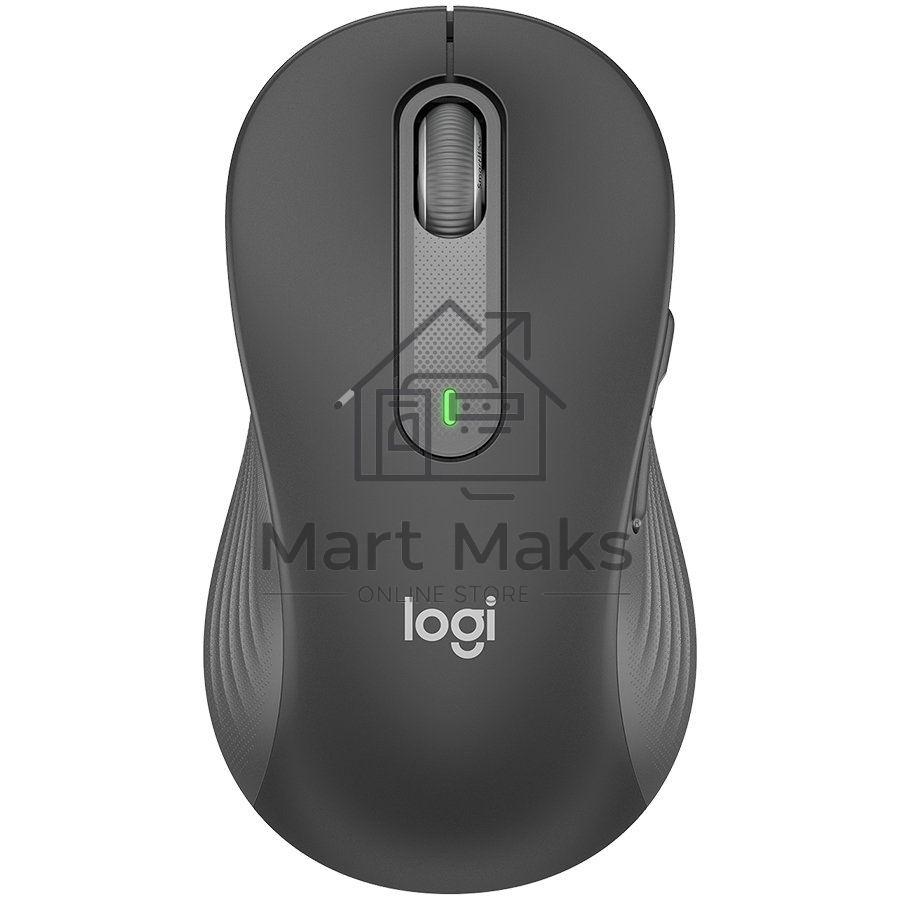 Мышь беспроводная Logitech Signature M650 L LEFT графитовый, 4000 dpi, радиоканал, Bluetooth, USB, кнопки - 5