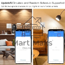 Розетка 1-пост. MOES Smart Socket WK-EU, Wi-Fi, 95-250 В, 16А, встраиваемая IP20, шторки + ЗК, белая