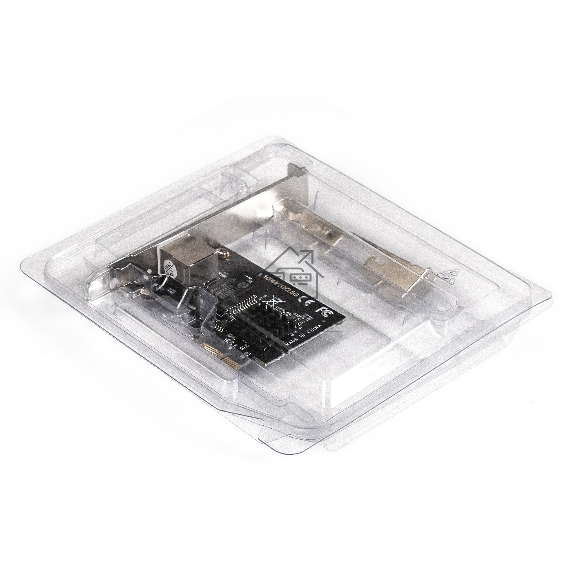 Сетевой адаптер ExeGate EXE-251 (PCI-E x1 v2.0, 1xRJ45, UTP 100Mbps/1000Mbps/2.5Gbps RTL8125B)