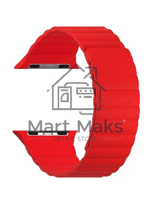 Кожаный ремешок для Apple Watch 38/40 мм LYAMBDA POLLUX DSP-24-40-RD Red