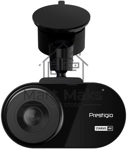 Видеорегистратор Prestigio RoadRunner 480W, 3.0'' IPS (854x480) touch screen display, UHD 4K 3840x2160@30fps, Mstar SSC8629Q, 8 MP CMOS Sony Starvis IMX415 image sensor, 8 MP camera, 140° Viewing Angle, Wi-Fi, USB Type-C, Supercapacitor, Night Vision, Mot