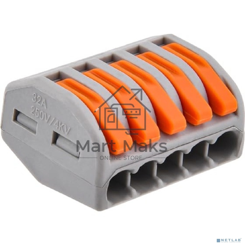 Клемма строит.-монтаж. СМК 222-415 (50шт) GENERICA