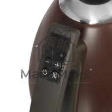 Чайник электрический Galaxy Line GL 0343, горький шоколад, металл, 2200 Вт, 1.7 л