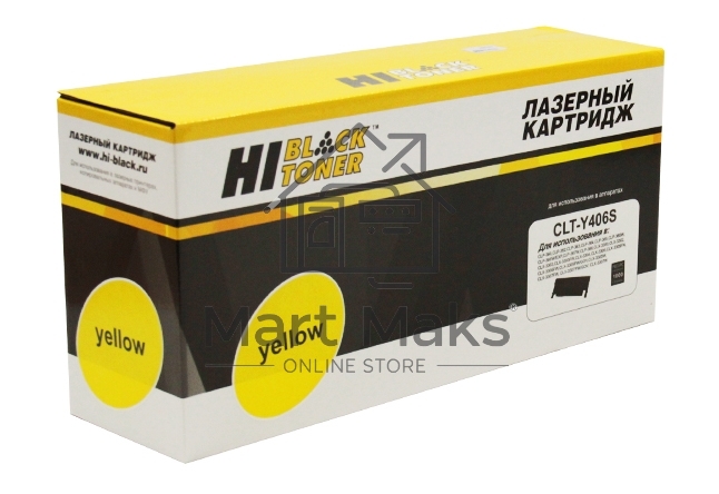 Расходные материалы Hi-Black CLT-Y406S Картридж для Samsung CLP-360/365/368/CLX-3300/3305/3307, Y, 1500 стр.
