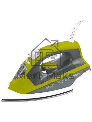 Утюг Energy EN-328 зеленый, стальная подошва, 2000 Вт