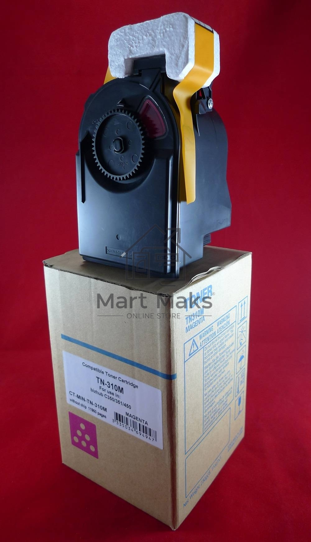 Картридж лазерный ELP TN-310M пурпурный (11500 стр) (туба, 230 гр.) для Konica-Minolta bizhub C350/351/450