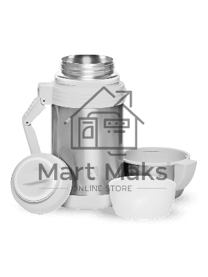 Арктика, 205-1000, Термос, универс 1,0л Универсальная пробка, 1л, с ручкой + чашка, холод/тепло 20ч