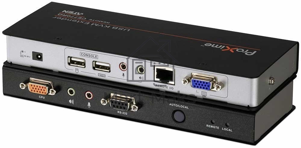 Удлинитель консоли (клав./мышь USB+мон.+аудио+RS232) на 200м USB KVM EXTENDER W/1.8M W/230V ADP