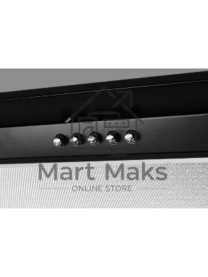 Вытяжка встраиваемая Kuppersberg Inlinea 52 BX черный/серебристый, 52 см, 1300 куб. м/ч, 41 дБ