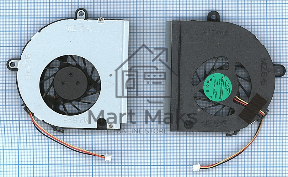 Вентилятор (кулер) для ноутбука Asus K43 K53 K53T K53U X53 X53U