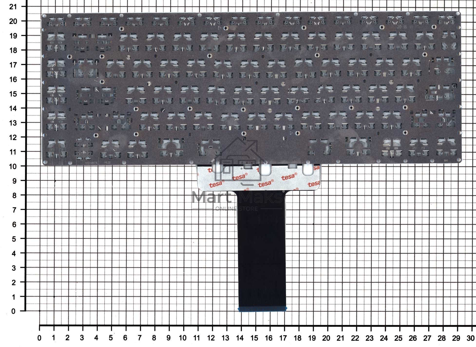 Клавиатура для ноутбука HP 14-AB 14-AL черная с подсветкой