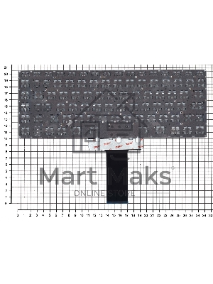 Клавиатура для ноутбука HP 14-AB 14-AL черная с подсветкой