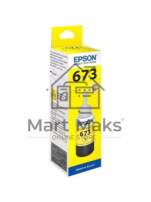 Чернила Epson 673 C13T673498 (аналог C13T67344A) желтый 70мл для Epson L800/L810/L850/L1800