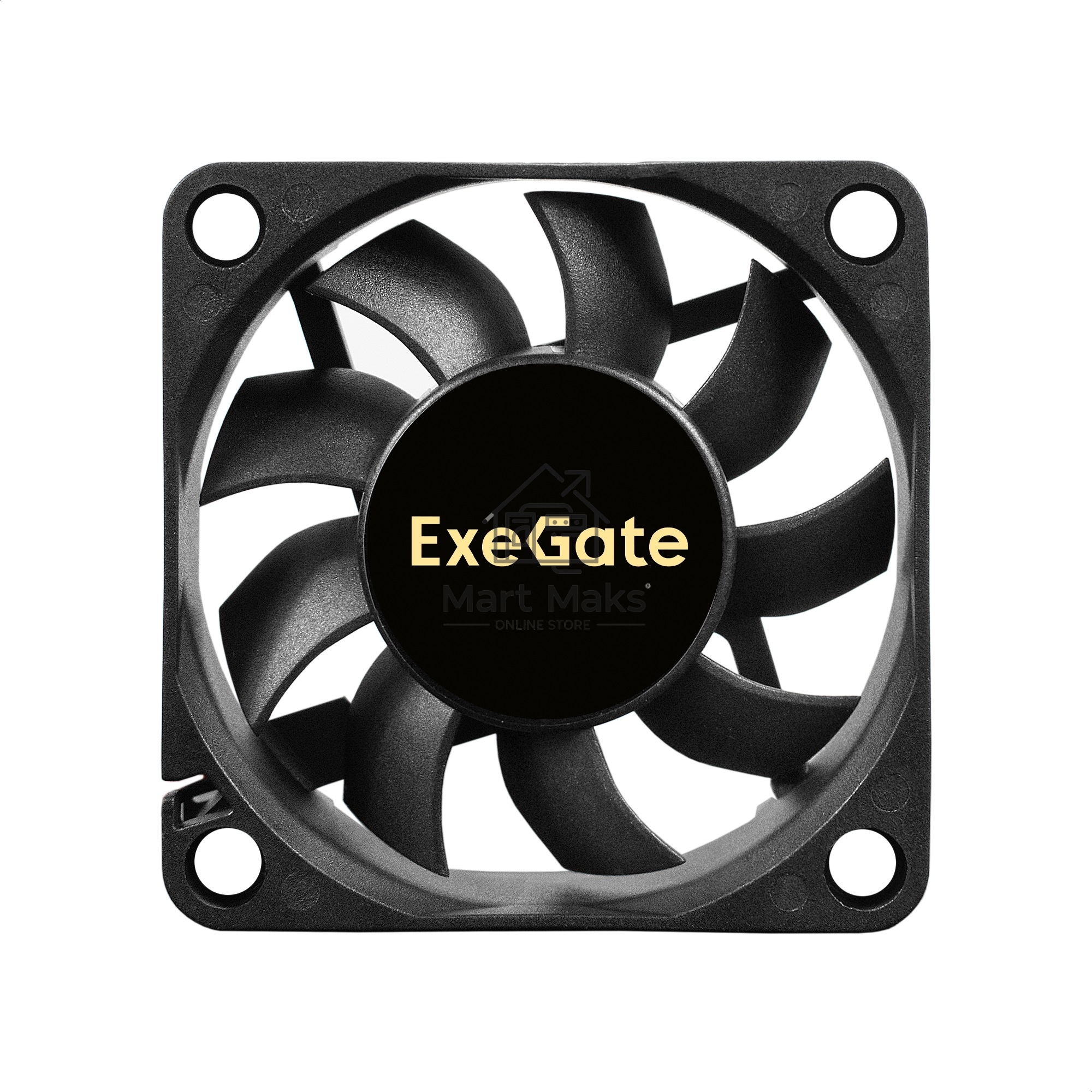 Вентилятор для корпуса ExeGate ExtraPower EP06015B3P черный, 60 мм, 5000 об/мин, 34 дБ, 3 pin