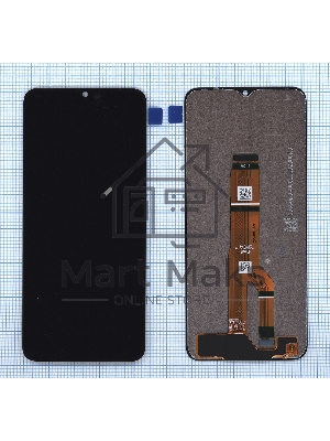 Дисплей (модуль) для Huawei Honor X6A в сборе с тачскрином черный