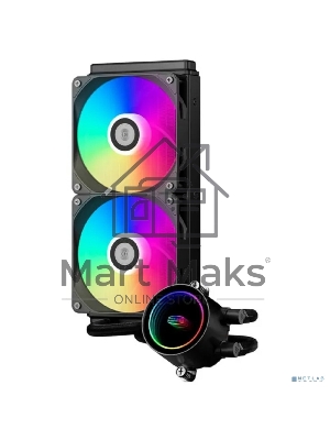 Система охлаждения PCCooler DA240 ARGb черный 120мм алюминий+медь 1800rpm 33.8db 3-pin 300W