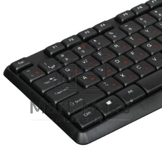 Комплект клавиатура+мышь Acer OMW141 проводной, USB, 1200 DPI, чёрный