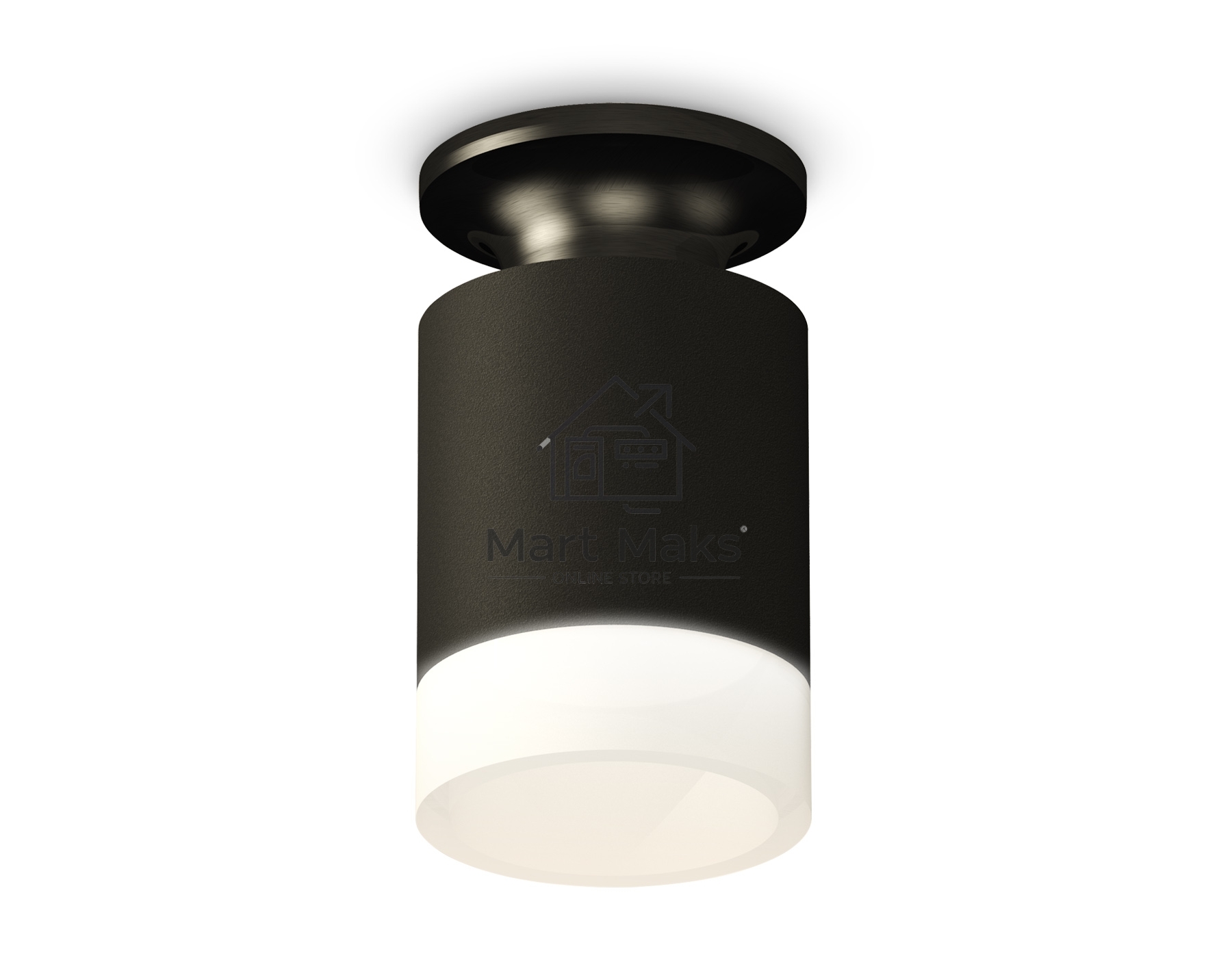 Светильник Ambrella Light XS6302111 SBK/PBK/FR черный песок/черный полированный/белый матовый MR16 GU5.3 (N6902, C6302, N6248)