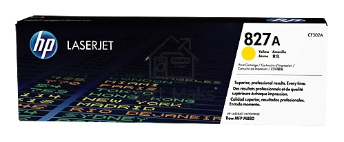 Тонер Картридж HP 827A CF302A желтый для HP CLJ Ent M880