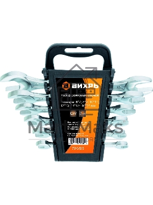 Набор рожковых ключей 6 шт. 6 - 17 73/6/5/3 ВИХРЬ