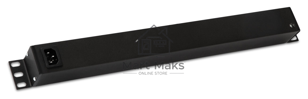 Монтажное оборудование Hyperline SHE19-8SH-S-IEC Блок розеток 19