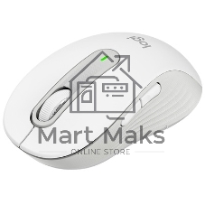 Мышь беспроводная Logitech Signature M650 белый, 4000 dpi, радиоканал, Bluetooth, USB, кнопки - 5