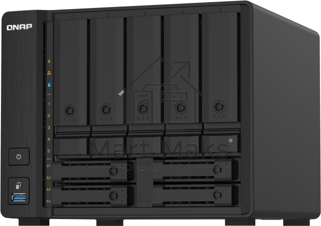 Сетевое хранилище без дисков SMB QNAP TS-932PX-4G 9-Bay NAS, 5 x 3.5