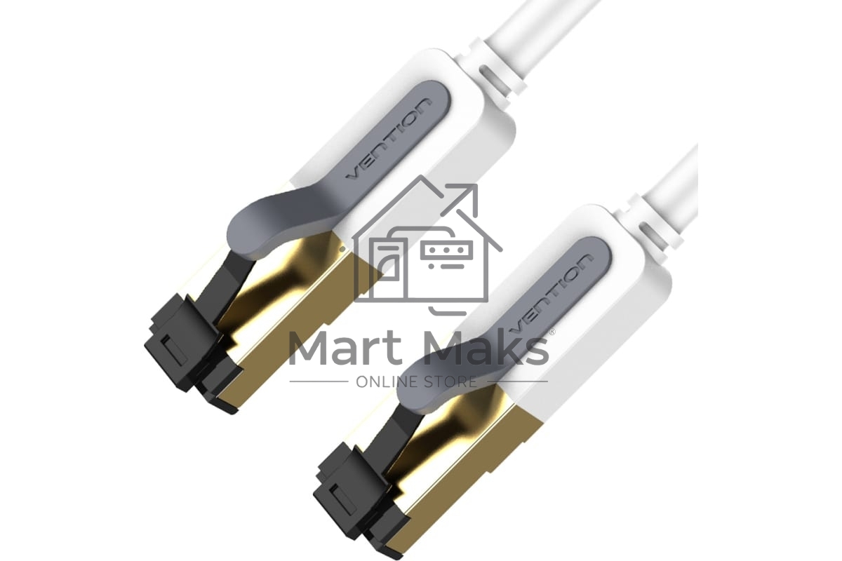 Патч-корд Vention прямой SFTP cat.7 RJ45 - 1,5м. Серый