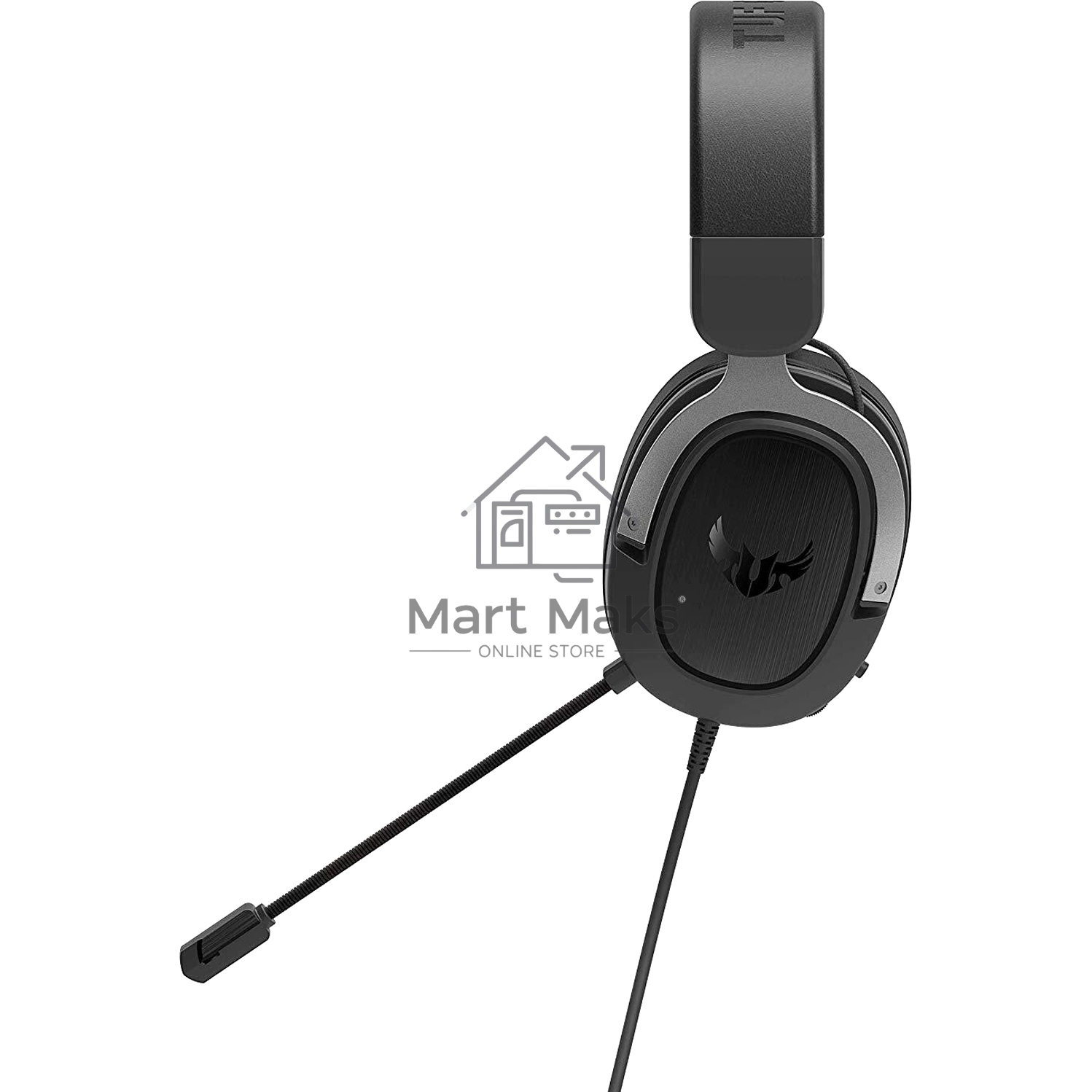 Игровые наушники ASUS TUF Gaming H1 WL чёрные (2.4 ГГц, 7.1 виртуально, 40мм, неодимовые магниты, 32 Ом, 20~20000 Гц, микрофон, USB-C, PC, Mac, PS4, Nintendo Switch, Xbox One, 90YH0391-B3UA00)