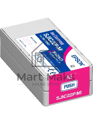 Картридж струйный SJIC22P(M): INK CARTRIDGE FOR TM-C3500 пурпурный