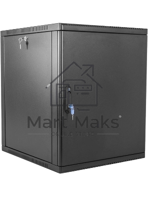 Шкаф ЦМО телекоммуникационный настенный сварной 12U (600 650) съемные стенки, дверь металл, черный