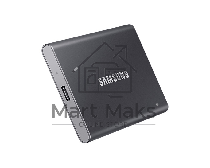 Твердотельный накопитель Samsung SSD 2TB T7, USB Type-C, R/W 1000/1050MB/s, Titanium