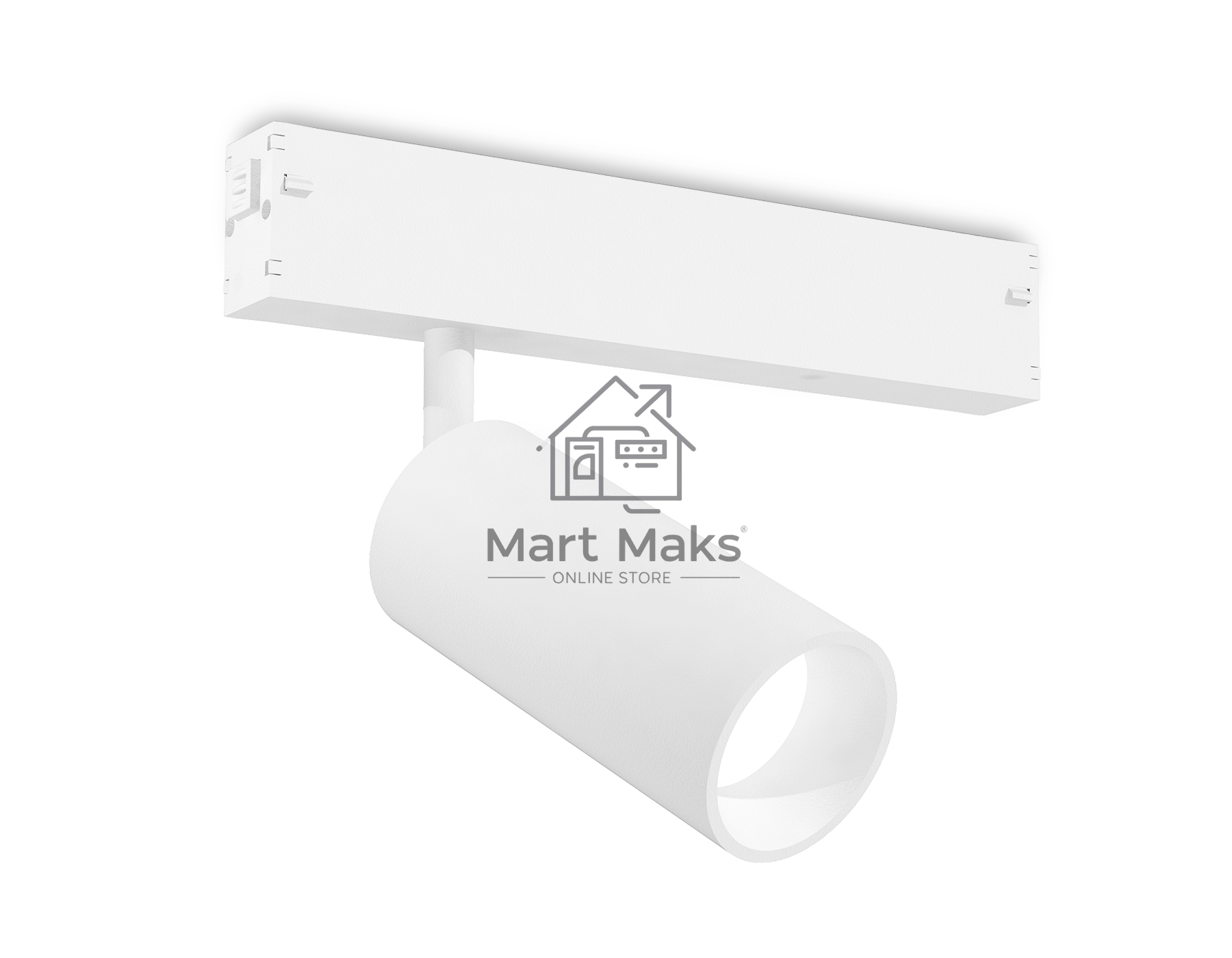 Светильник светодиодный трековый для шинопровода Magnetic Ambrella light GL1615 WH белый IP20 12W 4000K 220V 36° D45*100 (Без ПДУ)