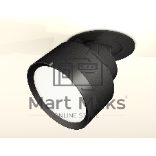 Светильник Ambrella Light XM8102500 SBK/PBK черный песок/черный полированный GX53 (A2242, A2106, C8102, N8113)