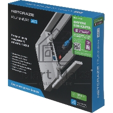 Интернет-центр Netcraze Runner 4G (NC-2212) с модемом 4G, Mesh Wi-Fi N300 и 4-портовым Smart-коммутатором
