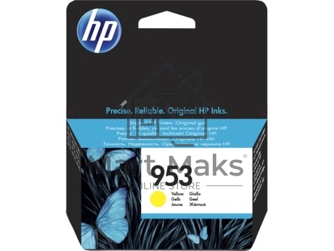 Картридж струйный HP 953 F6U14AE желтый для HP OJP 8710/8715/8720/8730/8210/8725 (700стр.)