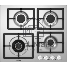 Газовая варочная поверхность Korting HG 697 CTX, 4 конфорки, нержавеющая сталь, 8000 Вт